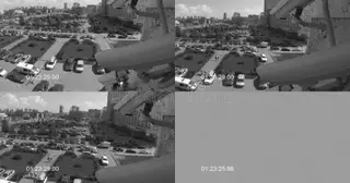 Установка систем видеонаблюдения на парковке в Гае в октябре